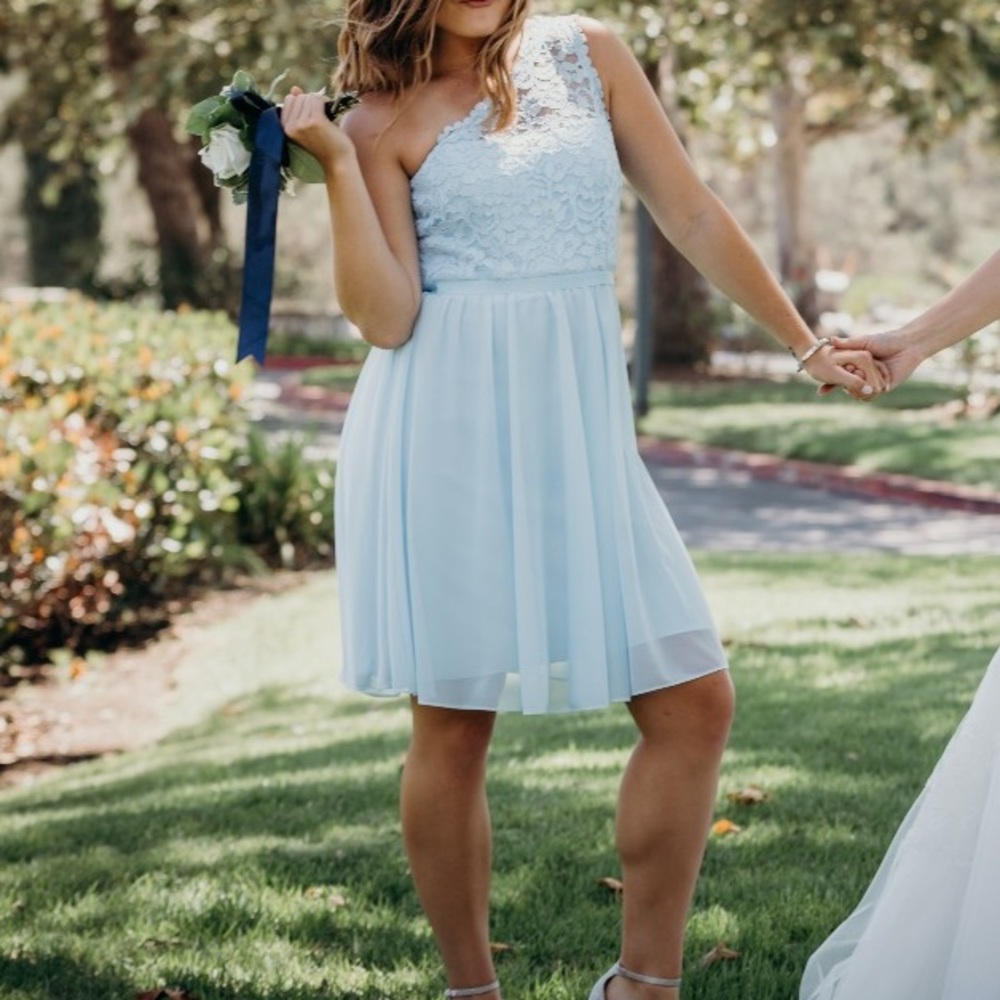 Blue Bridesmaid dress